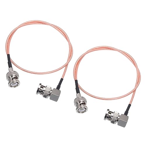 Câble coaxial RG316 BNC mâle angle droit MECCANIXITY 50 Ohm orange 4,8m