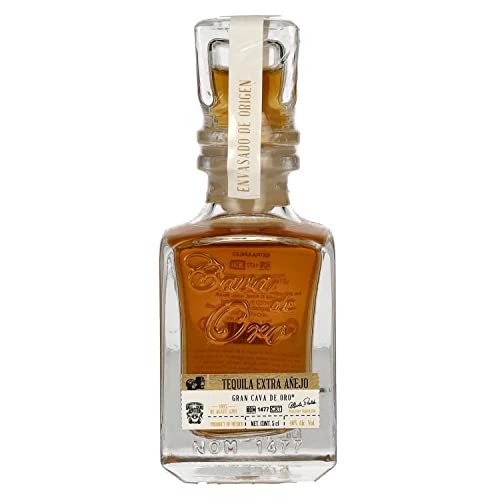 Gran Cava de Oro Tequila EXTRA AÑEJO 100% de Agave Azul 40% Vol. 0,05l Cover