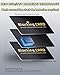 Aigee RFID Blocking Cards 6 Pack, Contactless NFC Debit Credit Card Passport Protector, One Card Protects Entire Wallet for Men and Women, New RFID Blocking Technology No Batteries Required (Black)