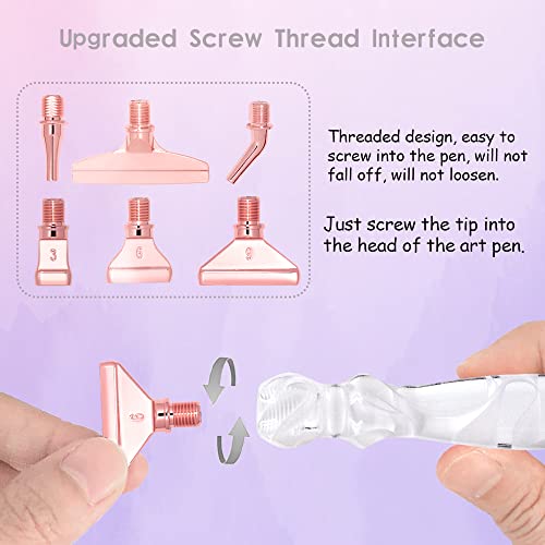 Praise V Do Diamond Painting Pen, Diamond Art Pen, Resin 7D Diamond Painting Pen Kit Tool Accessories Stylus Drill Pen With Metal Placers For Diamond Painting Nail Art Decoration Diamond Art White #TOP4