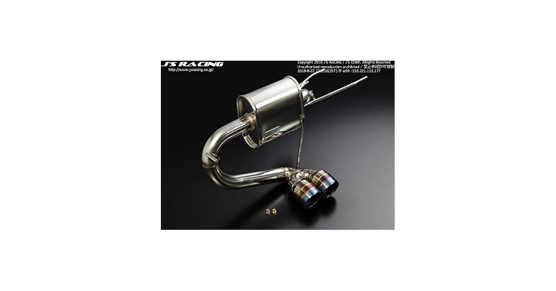 J'S RACING JW5 S660 マフラー　センターパイプセット センターパイプ】J's Racing S660 JW5 FX-PRO フルチタン