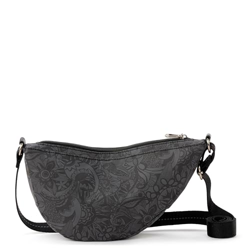 Sakroots Tess Sling in Eco Twill, Adjustable Crossbody Strap, Black Spirit Desert4