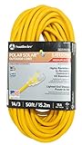 Coleman Cable 14880002 1488SW0002 14/3 Insulated Outdoor Extension Cord with Lighted End, 50-Foot, Feet