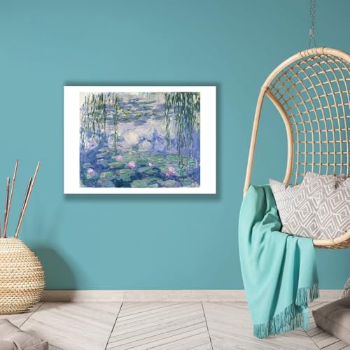 Impression d'art mate Claude Monet Nympheas 1916 édition Spiffing Prints - 6