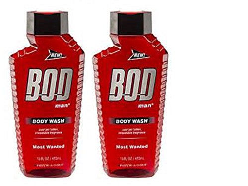 NEW BOD MAN BODY WASH, MOST WANTED 16OZ. (2PK.) 32OZ. TOTAL