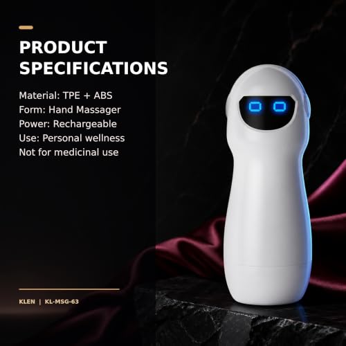 Image of KLEN Personal Massager Cup with Removable TPE Sleeve