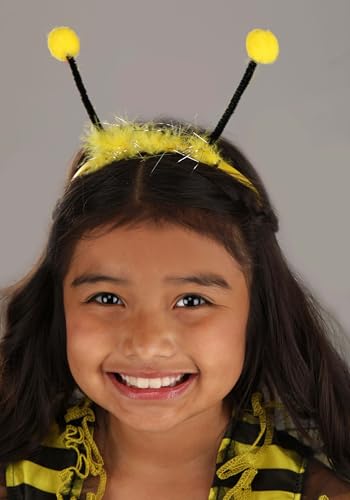 Disfraz infantil de abeja negra y amarilla miniatura 3