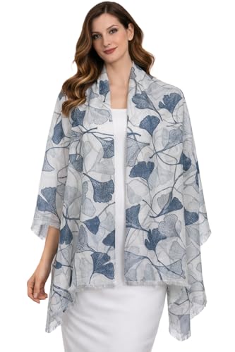 Image of VIC Cotton Modal Digital Print Scarf for Women | Digital Print Designer Stole | Soft Lightweight Luxury Wrap | Premium Cotton Modal Blend | 55 x 170 cm | VIC-SM-DP5517
