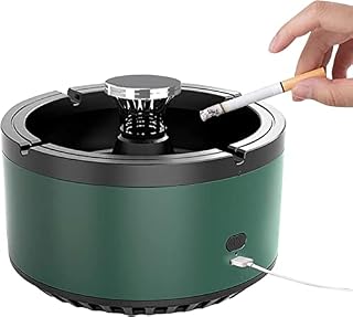 Smoke-Free Home Ashtray with Air Purifier, Smart Filter Ashtray, Multifunctional Smokeless Ashtray, Rechargeable USB Ashtray for Home/Outdoor/Office/Car