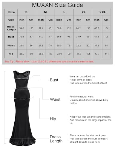 MUXXN Women's 30s Brief Elegant Mermaid Sleeveless Gowns Formal Evening Dress4
