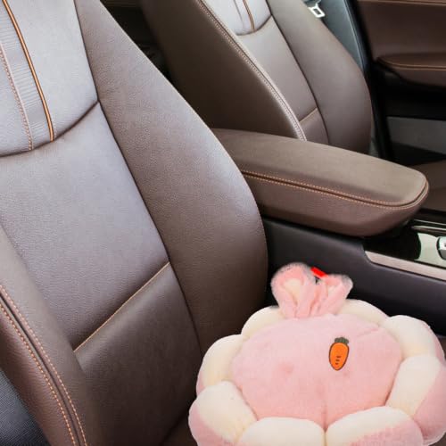 Cojín para silla rosa de pétalos que evita dolores por asientos duros y resbaladizos 7