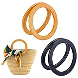 Combinación perfecta: madera lisa para mayor comodidad, y estos anillos circulares de madera no tienen nudos grandes o puntos ásperos, fáciles de combinar con otros adornos, la forma redonda proporciona suficiente espacio, más cómodo de sostener.
