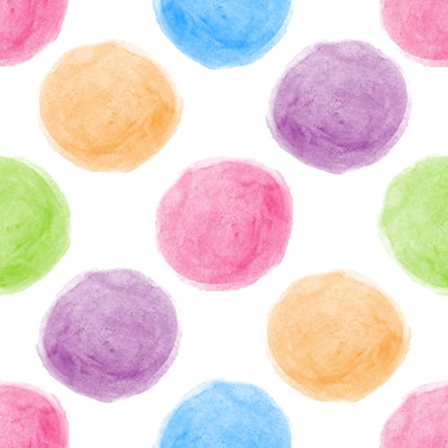 ReWallpaper 44,5cm×3m Papel Pintado Autoadhesivo con Estampado de Colores, Decoración de Muebles, para Guardería, Habitación de Niños, Papel Pintado de PVC Material de Protección Ambiental
