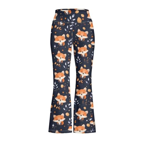 Ystardream Flare Leggings for Girls High Waisted Bell Bottom Pants for Yoga,Pilates,Workout