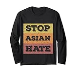 Photo Gallery stop asian hate maglia a manica Photo Gallery stop asian hate maglia a manica