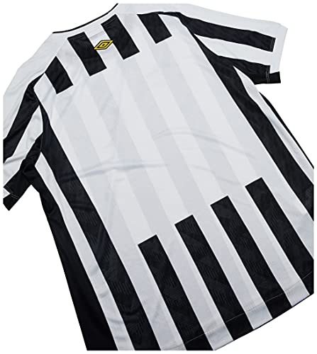 Camisa Santos Oficial 2 2021, Umbro, Masculino, Branco/Preto, GG