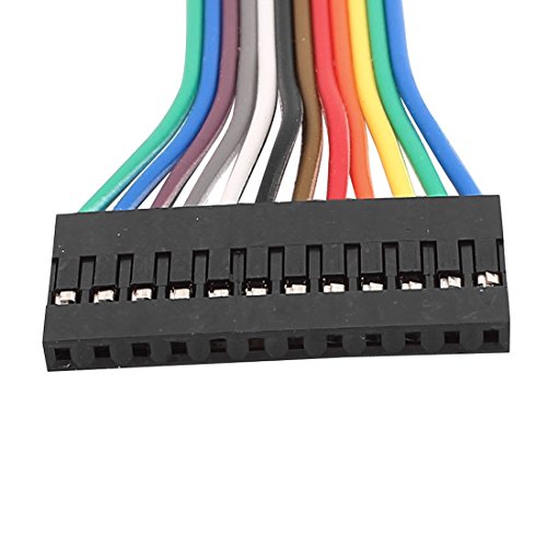 Aexit 10 piezas cables jumper hembra a hembra 30cm miniatura 3