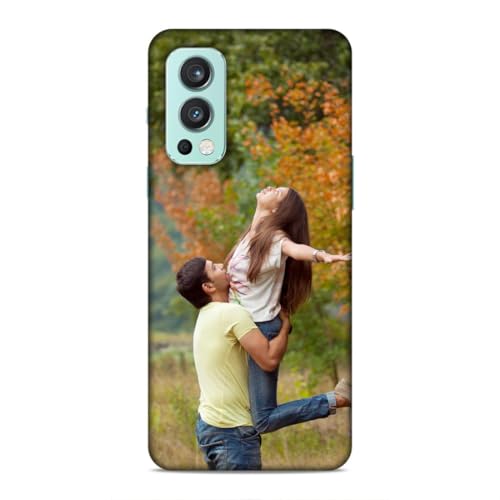 Image of Polycarbonate Customised Mobile Back Case for Oneplus Nord 2 5G (Own Photo with Frame, Name, Text, Font, Color), 3D Printed Hard Mobile Back Cover for Oneplus Nord 2 5G, Multicolour