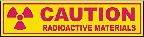 Caution Radioactive Materials Label | Acrylic Board Fixed on Waterproof Sticker with double sided Tape (B0CLD3FRQ1) Amazon Price History, Amazon Price Tracker