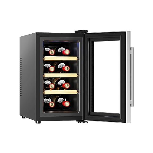 Cecotec Enoteca 8 bottiglie Bolero GrandSommelier 830 CoolWood, Termoelettrica, Basso livello sonoro e alte prestazioni, Temperatura regolabile: 8-18 °C, Pannello di controllo touch, Display, - immagine 3