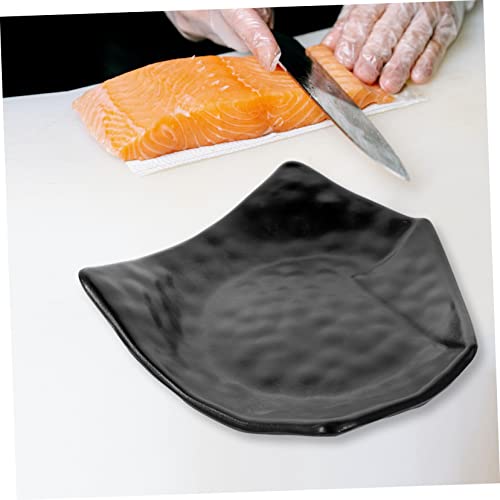 Plato para sushi Mikinona melamina negro miniatura 7