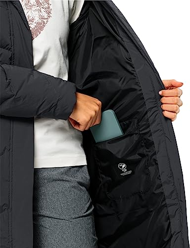 Jack Wolfskin Damen Marienplatz Coat W Daunenmantel, Phantom, XXL EU – Ansicht 4