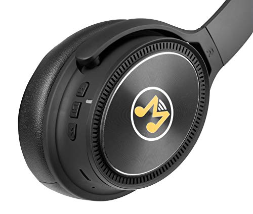 MusicMan Active Noise Cancellation Bluetooth Overear Kopfhörer Kabellos BT-X43 - Stereo-Kopfhörer mit ANC… - Image 3