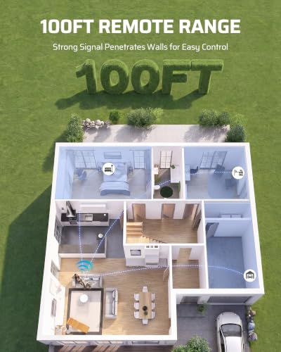 Image of DEWENWILS Wireless Light Switch and Receiver Kit, in Wall Switchs