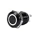 Produktbild druckschalter 12mm,LED-Tastenschalter,Duokon Power Druckschalter, 12mm Momentanmotor Diodenanzeige-Momentschalter wasserdichter Knopfschalter 12v gute leitende eigenschaften knopfschalter(Grün)