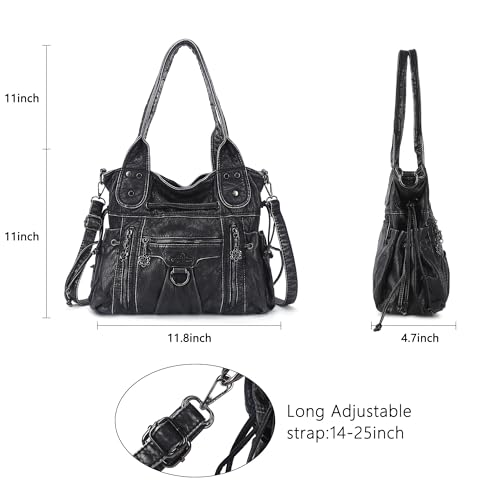 Image of Angel Kiss Hobo Bags for Women Fashion Shoulder Bag Ladies Purses and Handbags Roomy Tote Bags Purse with Crossbody Strap