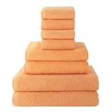 Top Towel - 4 Toallas Bidet o Cara - 2 Toallas Lavabo o Manos + 2 Toallas Ducha - Juego de Toallas - Toallas baño - Juego de Toallas de baño Completo