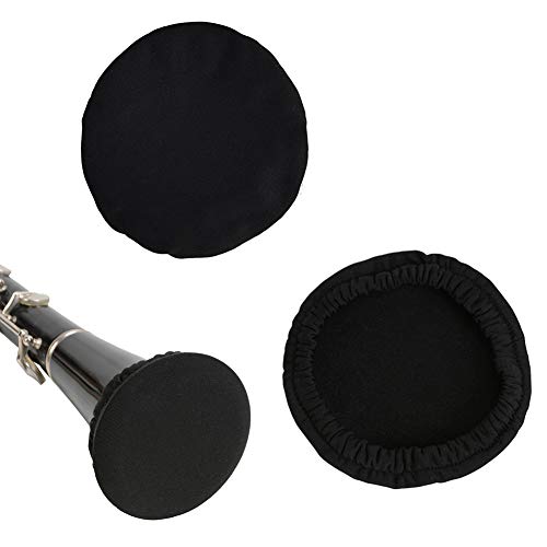 Sofecto Lot de 2 cloches réutilisables pour instrument de musique de diamètre 7,5 à 8,8 cm, convient pour clarinette, hautbois et basson Cover