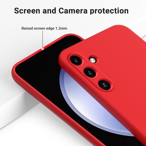 Housse de protection arrière Galaxy A35 5G coque fine résistante rouge - 5