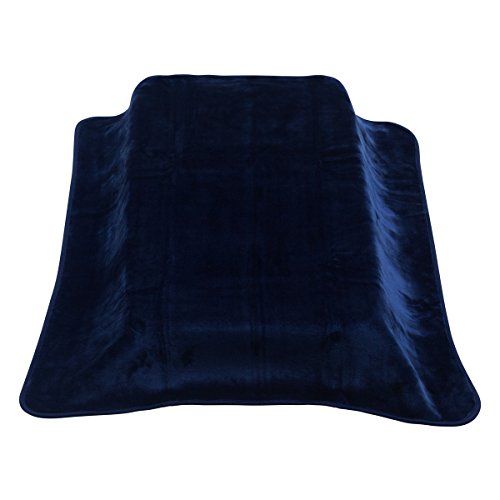 Couverture raschel lit bébé pour des nuits douces bleu marine