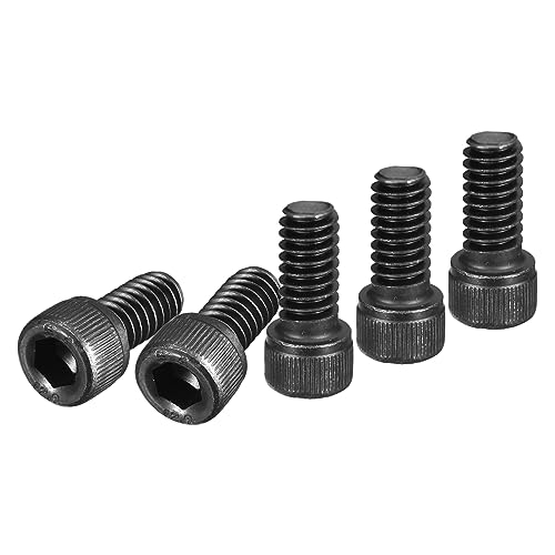 DTGN 1/4-20x1/2" Socket Head Cap Screws Bolts, 25Pcs 12.9 Grade Alloy Steel, Machine Hex Socket Screw, Hex Drive