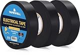 TAPEWELL Black Electrical Tape - Professional...