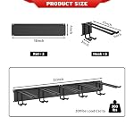 Ultrawall Ski Rack, Wall Mounted Ski Storage for Garage Storage Organizer System, 10 Pairs of Skis Holder for Home Shed, Holds Up to 300lbs - Image 5