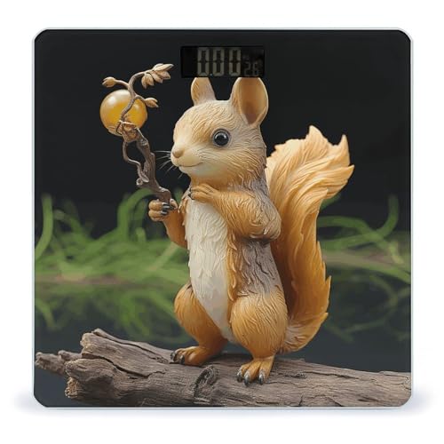Báscula digital de baño con vidrio templado 26x26 cm miniatura 1