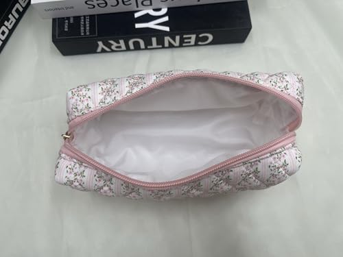 Image of Carry bloom Pencil Pouch Cute Pencil Case for Girls Aesthetic Pencil Bag with Zipper Pen Cases School Supplies Makeup Bag