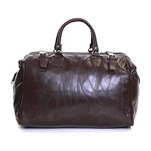 Slimbridge Leather Gladstone Travel Bag 45 cm 43 litres 1.25 kg, Malaga Brown Cover