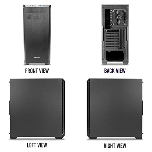 Antec Performance Series P7 Silent MidTower PC Computer Case with Sound Dampening Panel, Rear