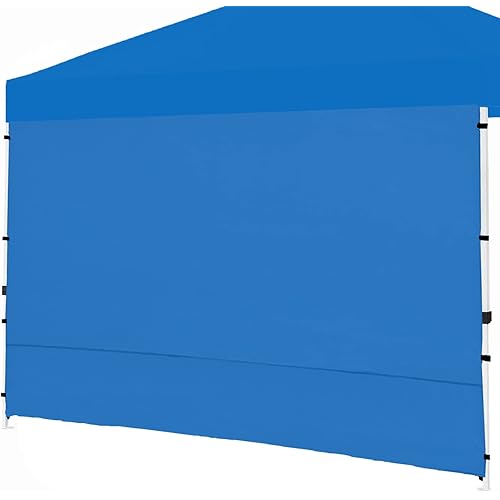 Canopy SunWall, 10x10ft Pop Up Canopy Sidewall for Instant Canopy Tent Gazebos, 1 Pack Sidewall Only Blue