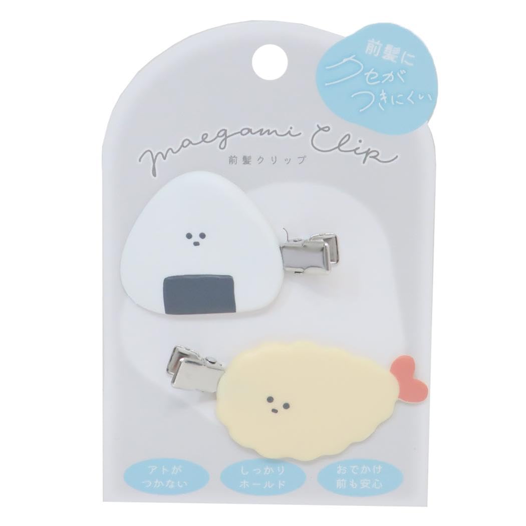 Amazon.co.jp: [ヘアアクセ]前髪クリップ 2個セット/おにぎり クーリア