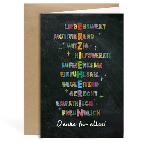 BETESSIN Abschiedsgeschenk Erzieherin - Kreative Abschiedskarte mit Umschlag - Abschiedsgeschenk Kindergarten - Originelle Dankeschön Geschenk für Erzieherin BETESSIN Abschiedsgeschenk Erzieherin - Kreative Abschiedskarte mit Umschlag - Abschiedsgeschenk Kindergarten - Originelle Dankeschön Geschenk für Erzieherin