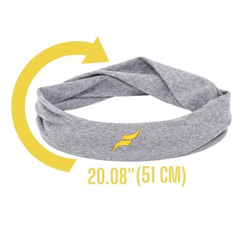 Image of Organic Fitness Fabrixx - Premium Gym Headband Made with Organic Cotton, Sweatband Headband with a Stylish Twist for Men and Women