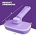 Hertzko Self Cleaning Slicker Brush for Dogs and Cats - Pet Hair Brush for Shedding Long and Short Hair - Easy Clean Retractable Bristles - Cat and Dog Grooming Tool - Purple