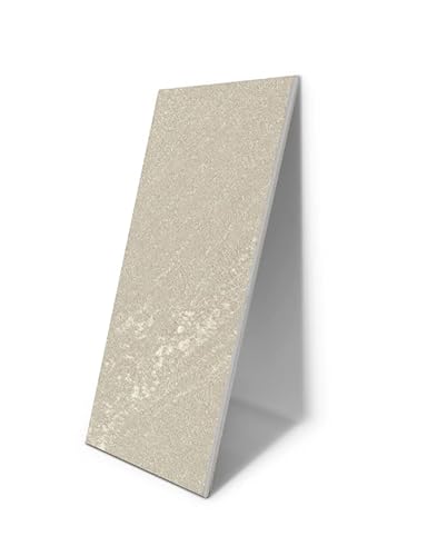 Colamo Luxury 3”X6” Swatch Beige Faux Granite Stone Surface Peel And Stick Rigid Large Subway Wall Tiles, Stick On Kitchen Backsplash Brick Tiles For Wall,Self Stick Tile For Rv,Bathroom, Accent Wall  #TOP7