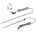 Upgraded Thermpro Dual Probe Replacement for Grill Thermometer Thermopro Replacement Probe with Probe Clip Holder adopt for TP20 TP-08S and TP17 TP16 TP11 TP09 TP10 TP-07 TP06S TP04