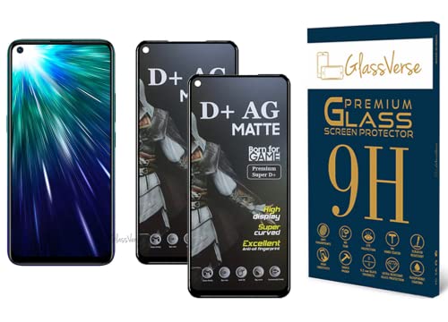 Image of GlassVerse Matte Tempered Glass for Vivo Z1 Pro | Anti Glare, Smooth Touch Screen Protector, 9H Hardness, Edge to Edge, Case Friendly, Hassle-less Installation Kit Included. (Pack of 2)