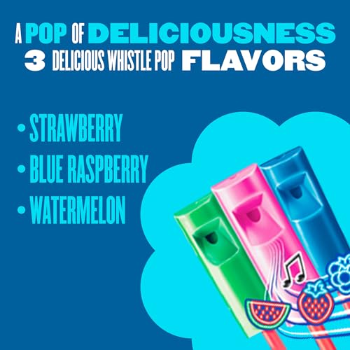 Chupa Chups Melody Pops, Whistle Lollipops, Assorted Flavors, 30 Count, 15.9 oz - image 4